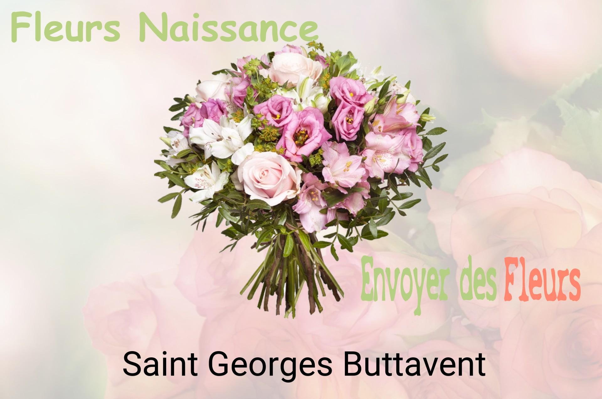 Bouquet de fleurs de naissance livré à Saint-Georges-Buttavent